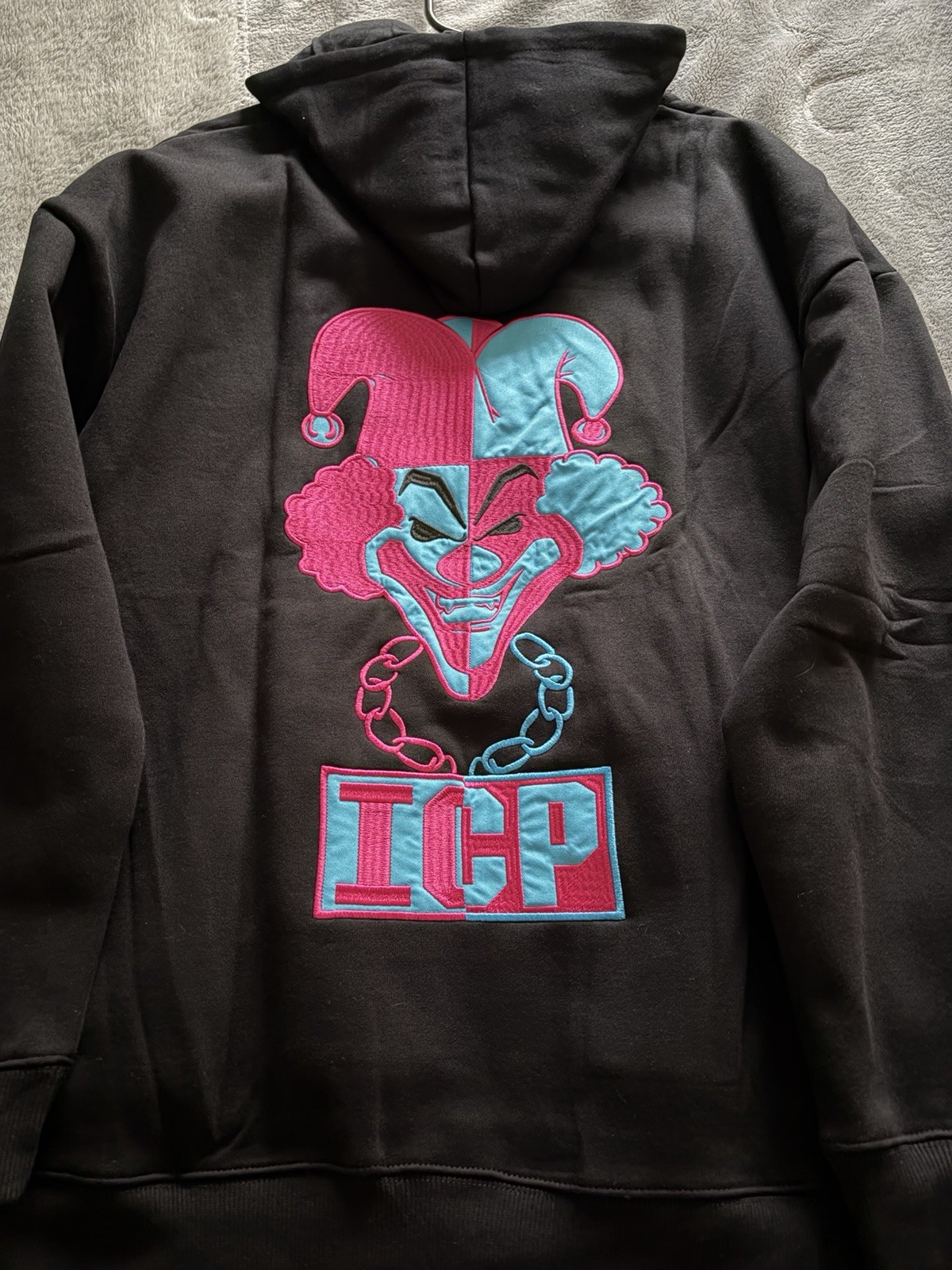 2XL XXL Insane Clown Posse ICP Hoodie Carnival of Carnage Embroidered RARE PSY