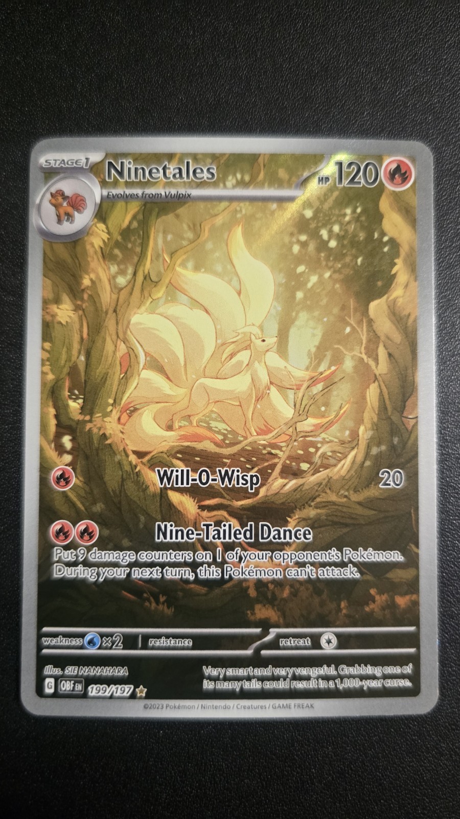 POKEMON TCG NINETALES 199/197