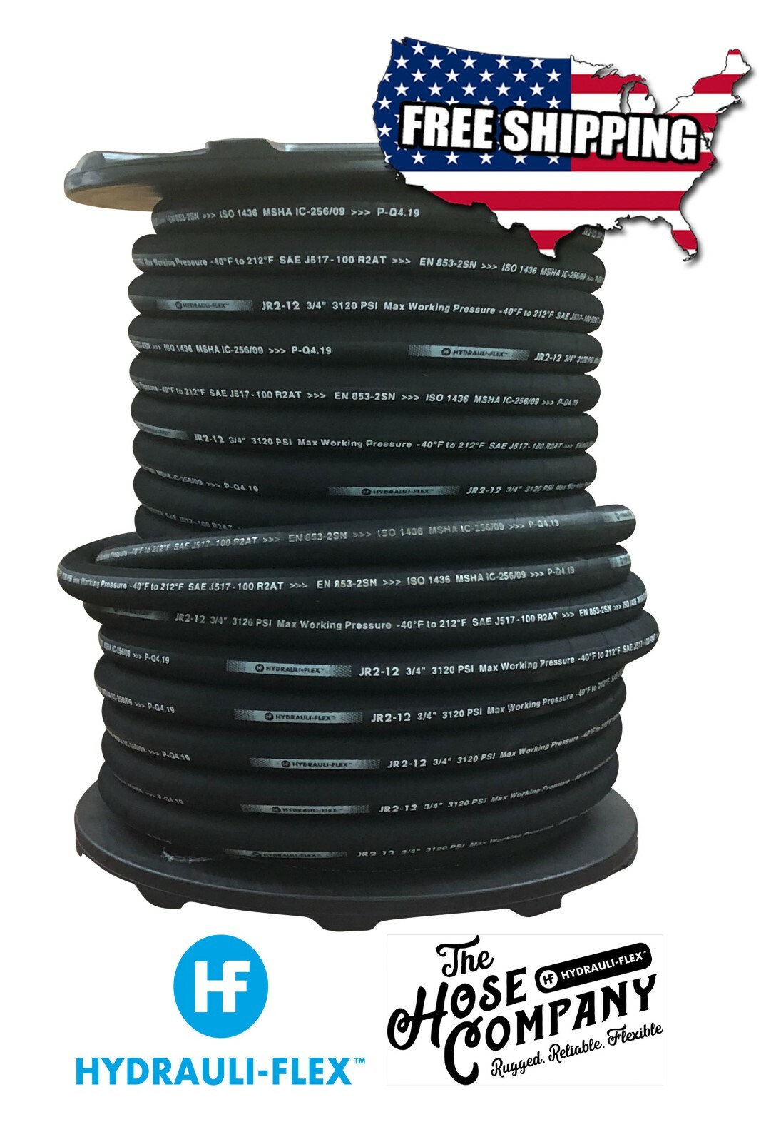 ** NEW 50ft JR2-12 100R2AT 3/4\