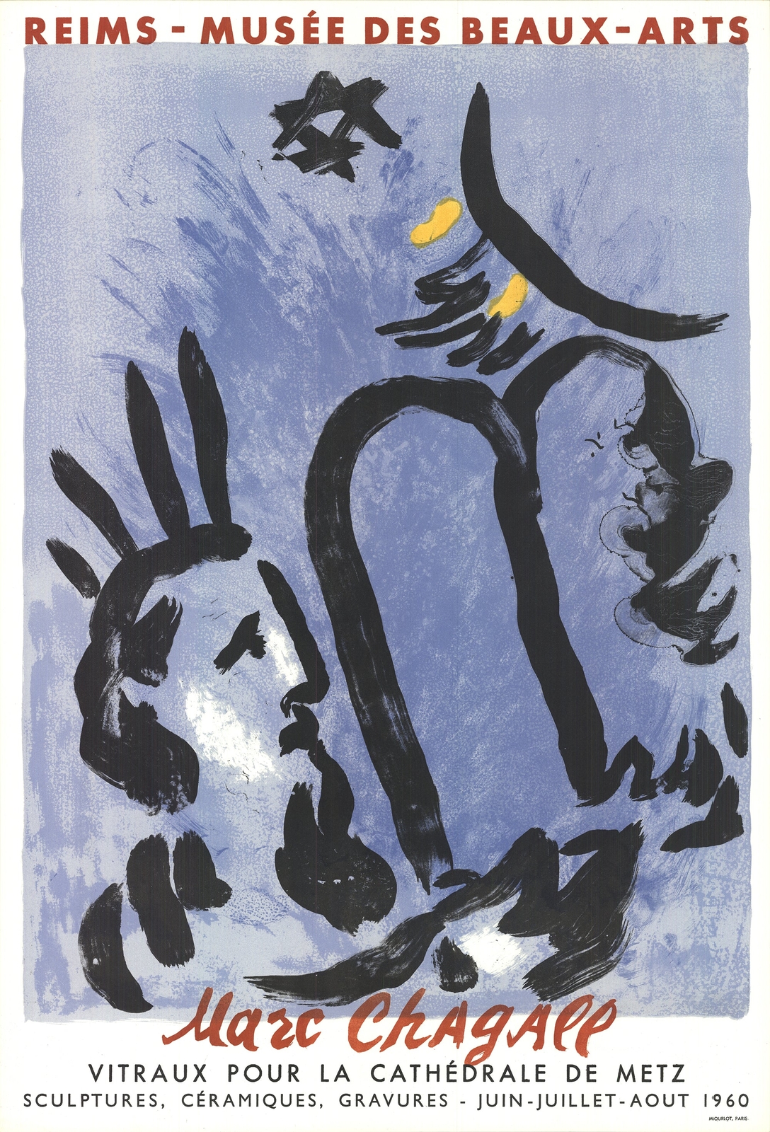 MARC CHAGALL Moses and the Tablets 30.75\
