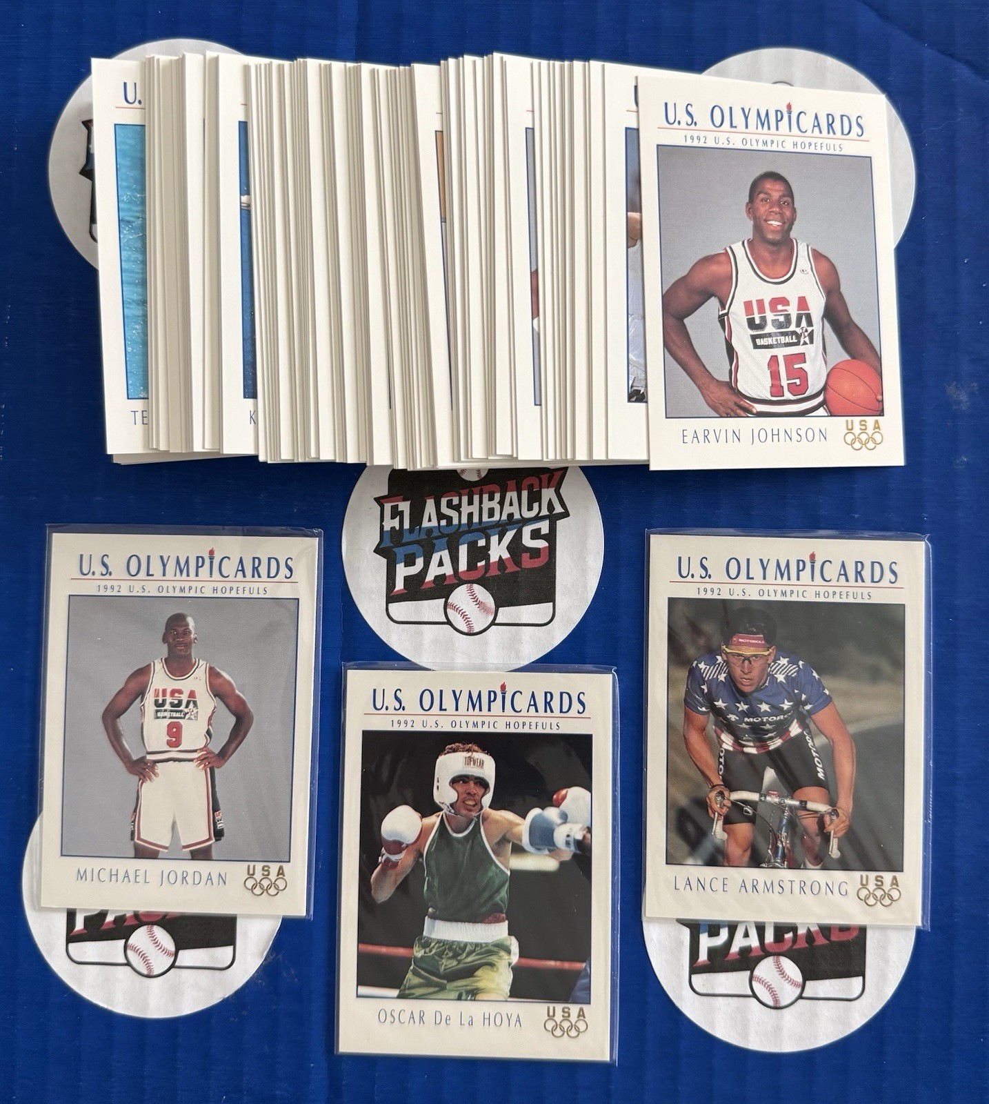 1992 Olympic Hopefuls U.S. Olympicards Impel Trading Card Complete Set #1-110 1992 Olympic Hopefuls U.S. Olympicards Impel Trading Card Complete Set #1-110