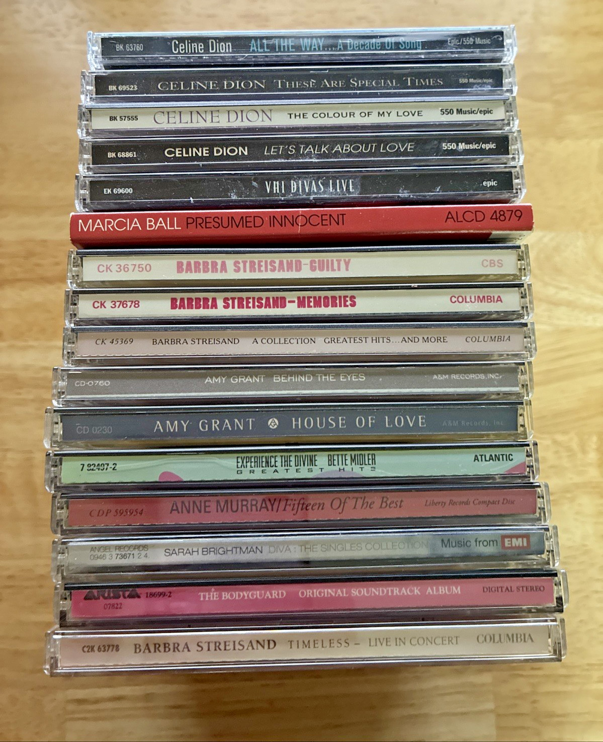 Lot of Female Pop Vocalists 15 CDs Lot of Female Pop Vocalists 15 CDs