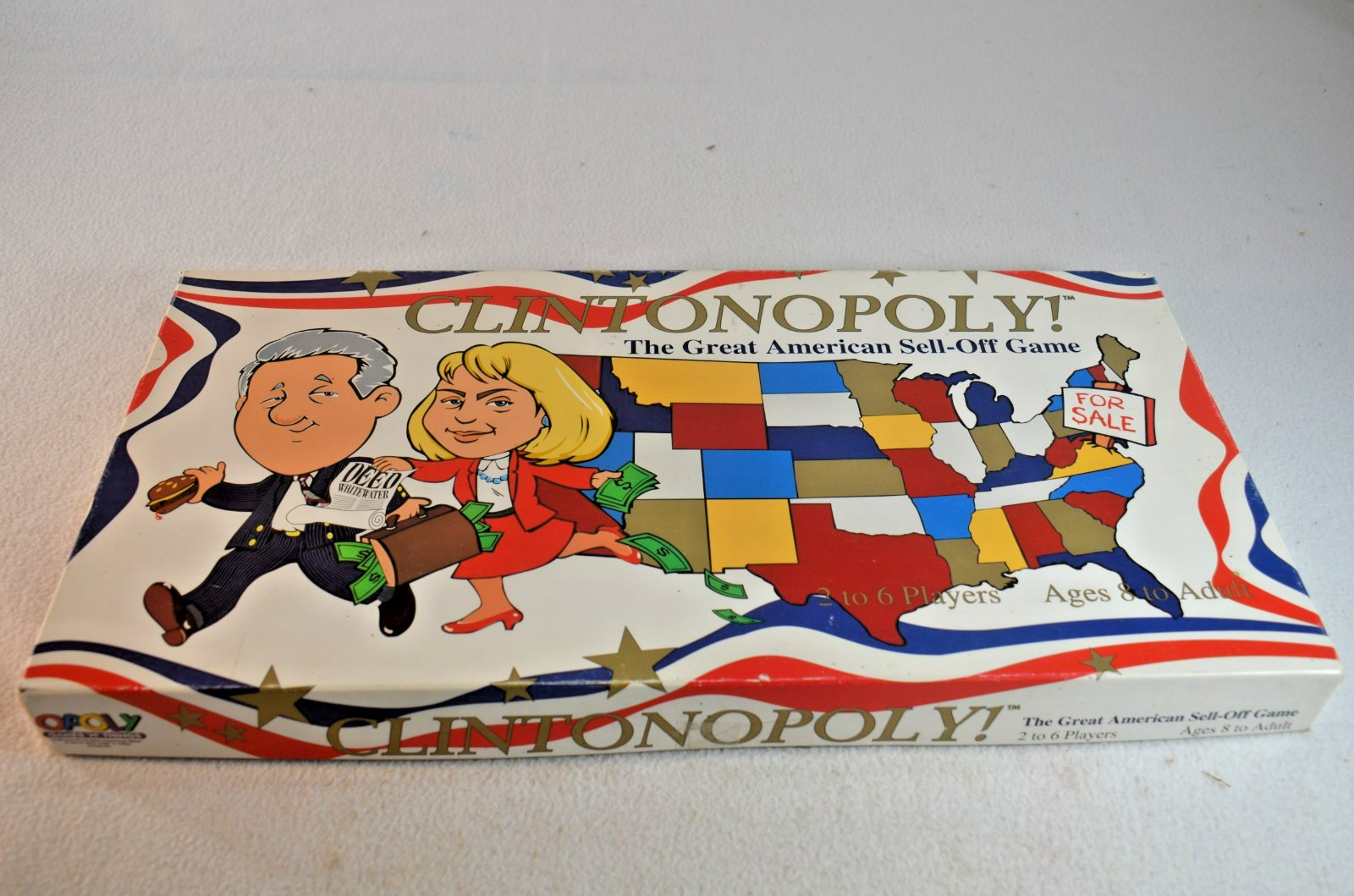 Clintonopoly The Great American Sell-off Board Game Complete