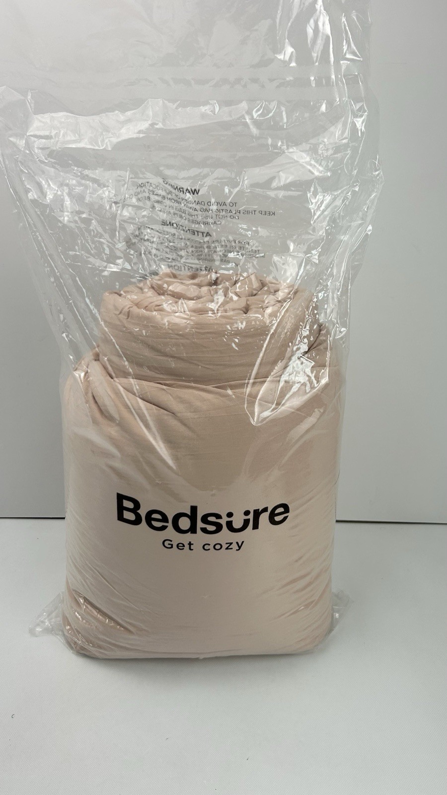 Bedsure Comforter Blanket 90x90 - Pale Pink Bedsure Comforter Blanket 90x90 - Pale Pink