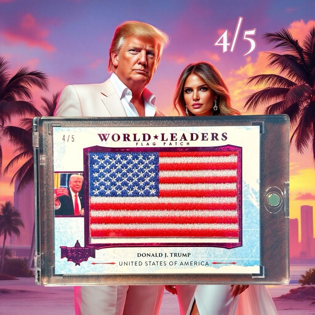 2024-25 Decision Donald J. Trump World Leaders Flag Patch 4/5 2024-25 Decision Donald J. Trump World Leaders Flag Patch 4/5