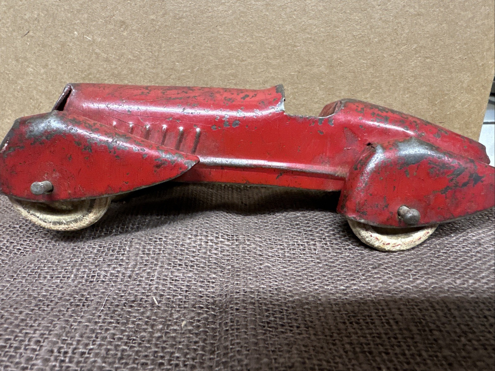 WYANDOTTE Boat Tail Streamlined Roadster Racer - Pressed Steel WYANDOTTE Boat Tail Streamlined Roadster Racer - Pressed Steel