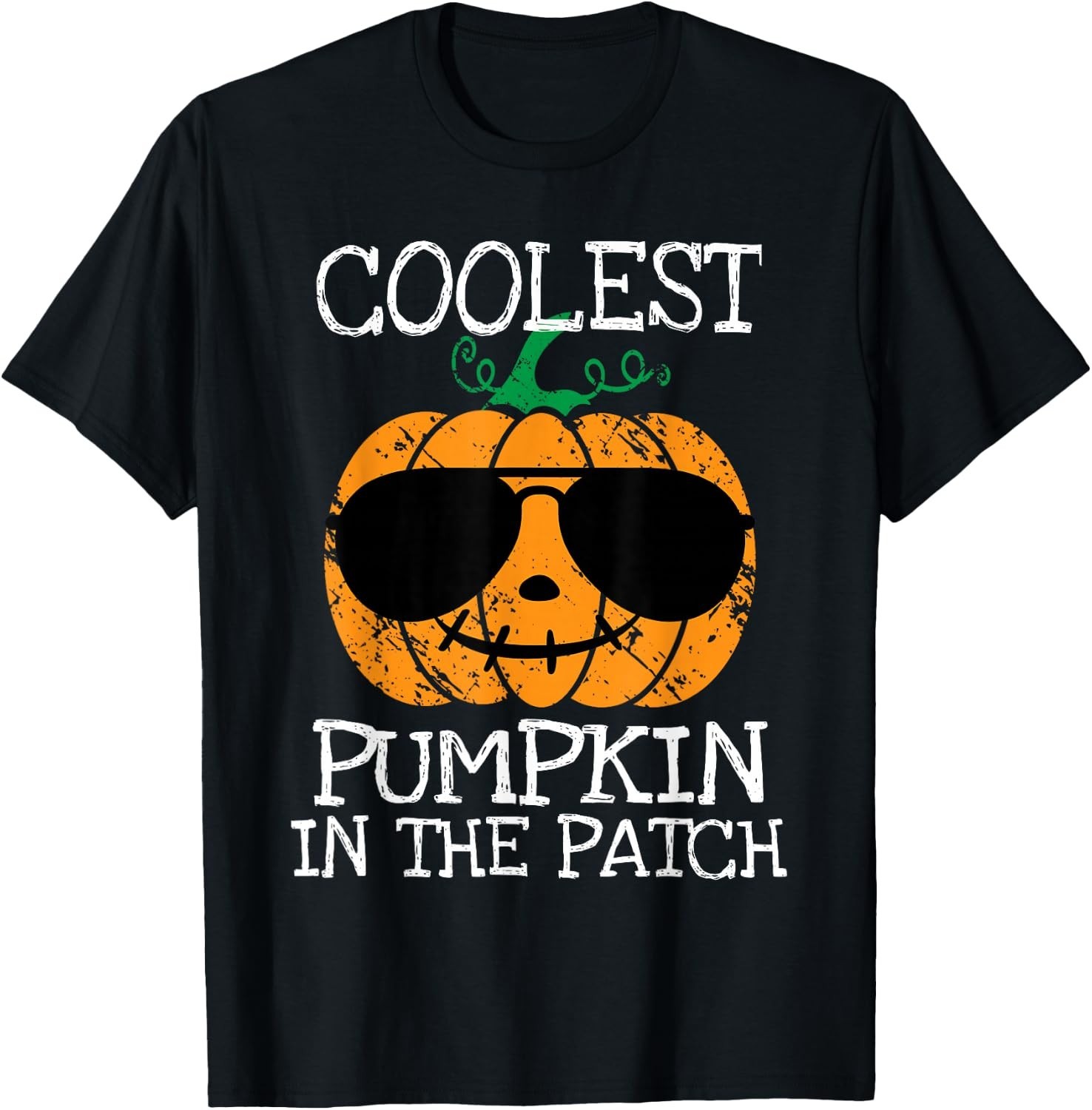 Kids Coolest Pumpkin in The Patch Halloween Boys Girls Teens T-Shirt Kids Coolest Pumpkin in The Patch Halloween Boys Girls Teens T-Shirt