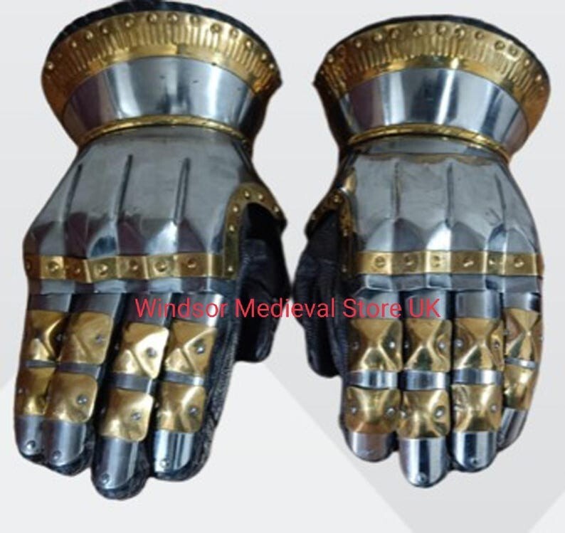 Handmade Replicas of Medieval Churburg Gauntlet with 1.2mm Thick Mild Steel