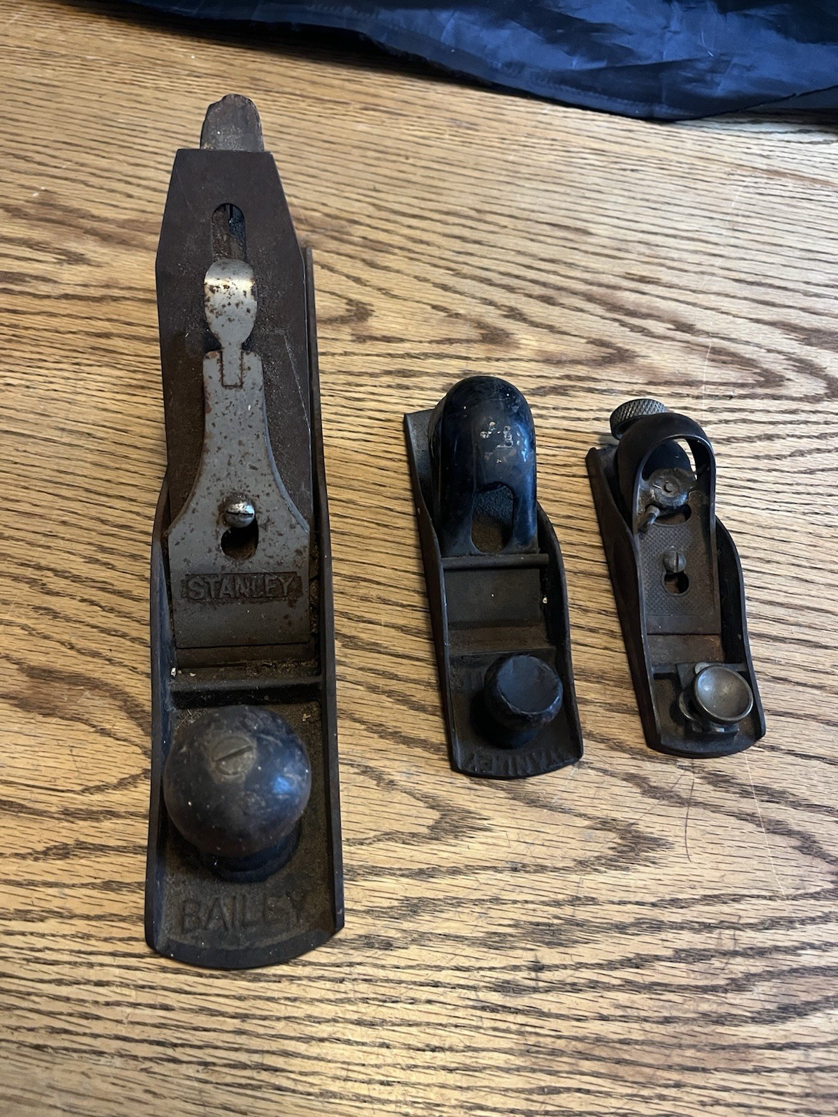 Vintage Stanley Bailey No. 5 Wood Hand Plane 14\ Vintage Stanley Bailey No. 5 Wood Hand Plane 14\