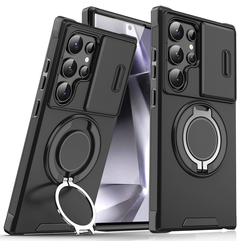 For Samsung Galaxy S26 S25 S24 S23 Magnetic Kickstand Shockproof Heavy Duty Case