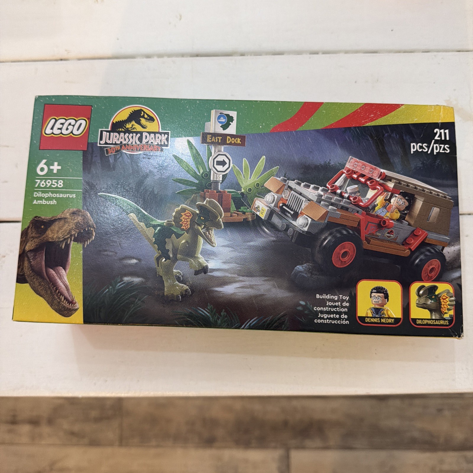 Lego 76958 Jurassic World: Dilophosaurus Ambush New Sealed Retired