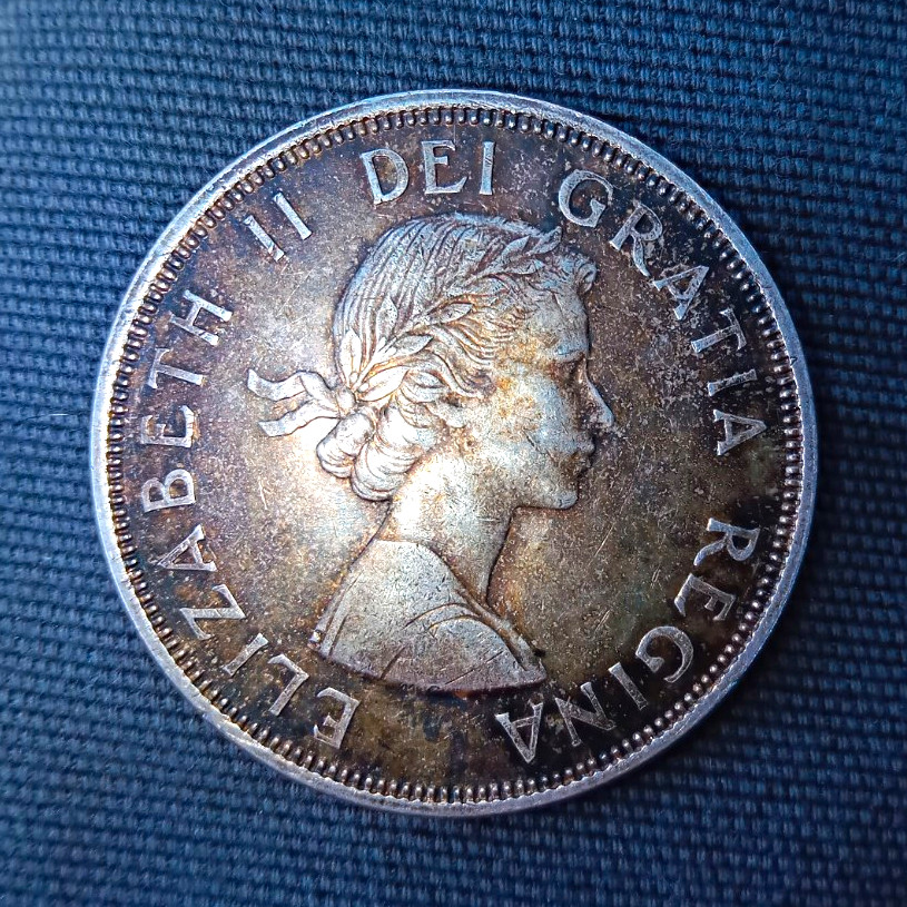 1964 Canada $1 Silver Coin 0.800