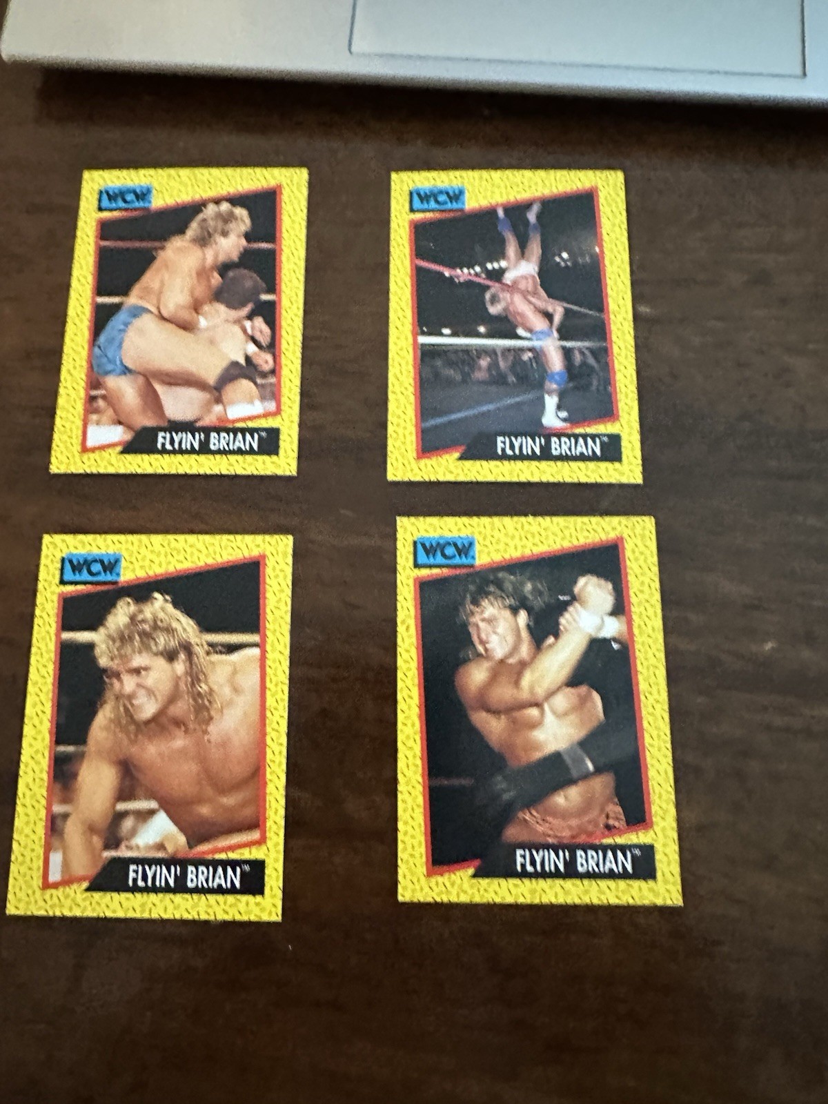 Flyin\' Brian Pillman 4 Card Lot - 1991 Impel WCW Wrestling #57 #58 #59 #63 Flyin\' Brian Pillman 4 Card Lot - 1991 Impel WCW Wrestling #57 #58 #59 #63