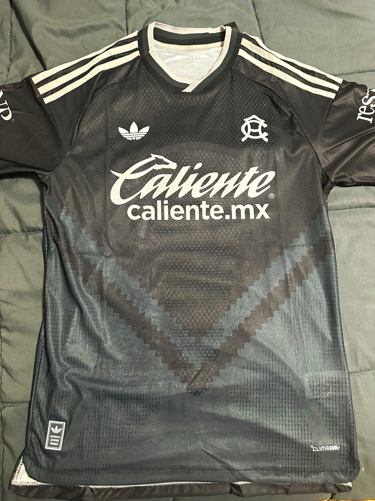 adidas Club América Soccer Jersey Black Caliente.mx Corona Bimbo Sponsors adidas Club América Soccer Jersey Black Caliente.mx Corona Bimbo Sponsors