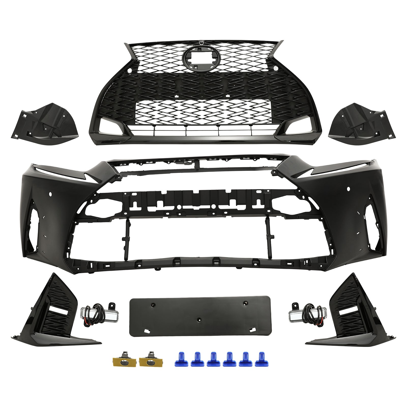 For 2017-2020 Lexus IS IS300 IS350 to 21 F-Sport style front bumper