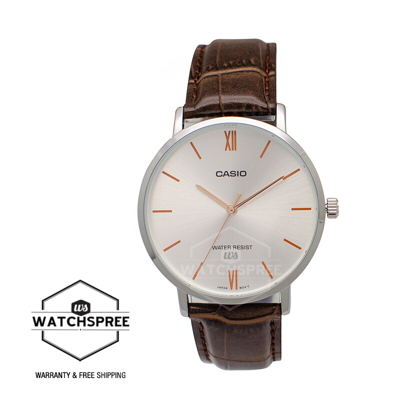 Casio Men\'s Analog Brown Leather Strap Watch MTPVT01L-7B2 MTP-VT01L-7B2 Casio Men\'s Analog Brown Leather Strap Watch MTPVT01L-7B2 MTP-VT01L-7B2