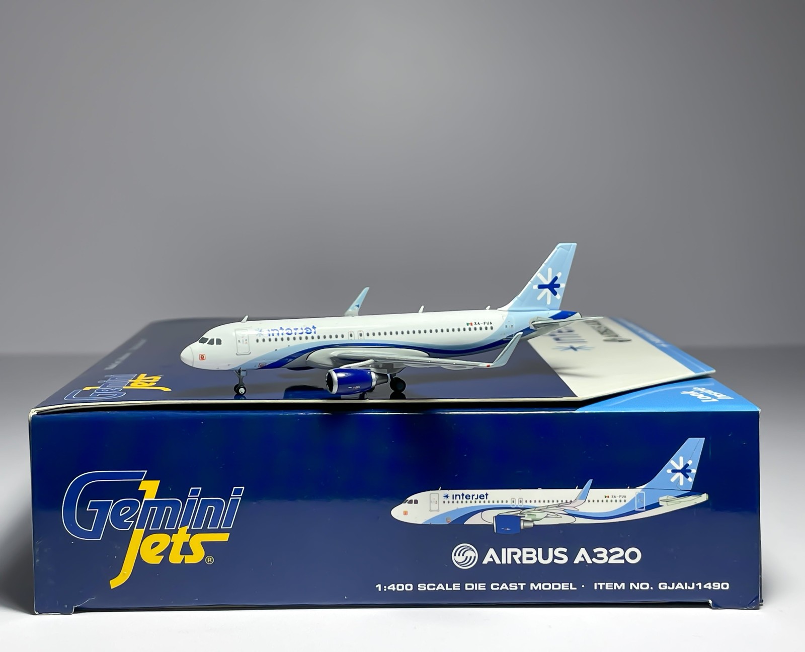 Interjet Airbus A320 1:400 Gemini Jets XA-FUA (GJAIJ1490) Interjet Airbus A320 1:400 Gemini Jets XA-FUA (GJAIJ1490)
