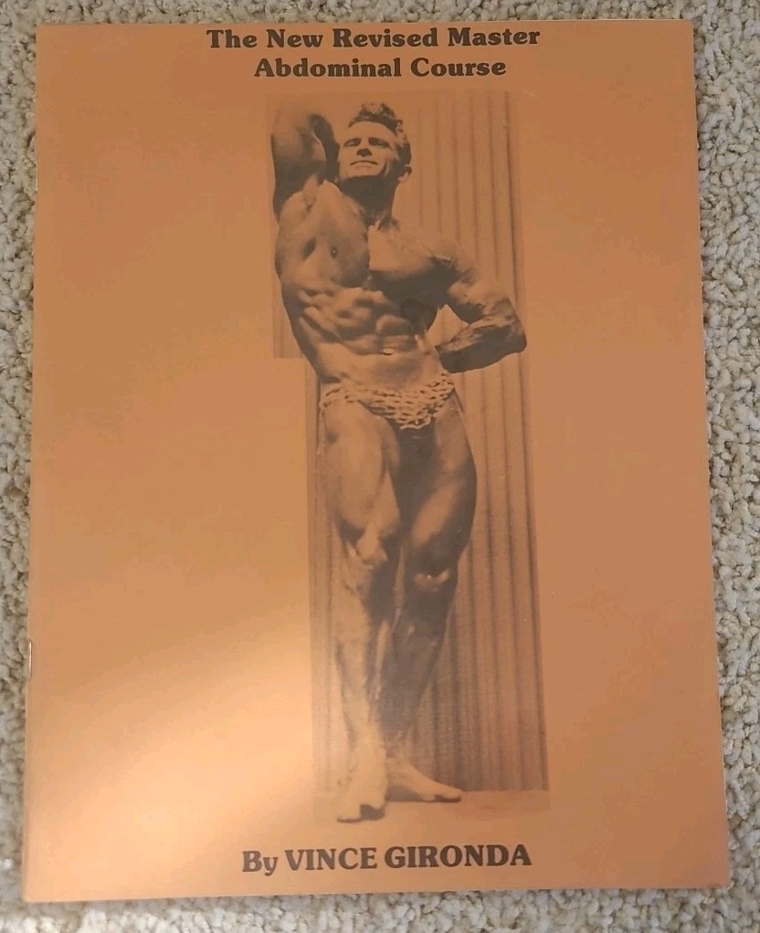 Vince Gironda The New Revised Master Abdominal Course Great Condition, Booklet