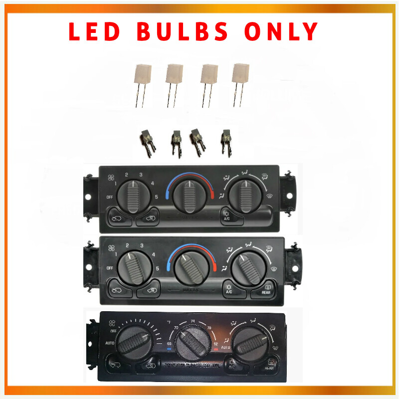 Delco Chevy Climate Control LED Light Bulbs 1999-2002