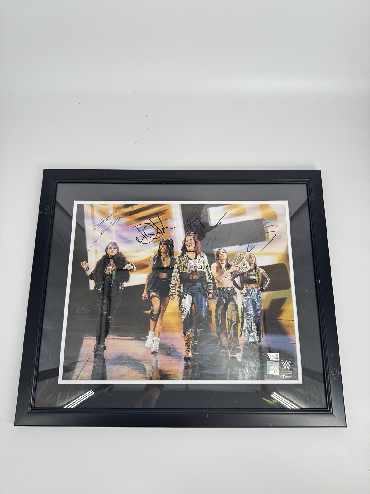 Damage CTRL WWE Autographed Fanatics Authentic Framed Asuka Bayley 5 Signatures Damage CTRL WWE Autographed Fanatics Authentic Framed Asuka Bayley 5 Signatures