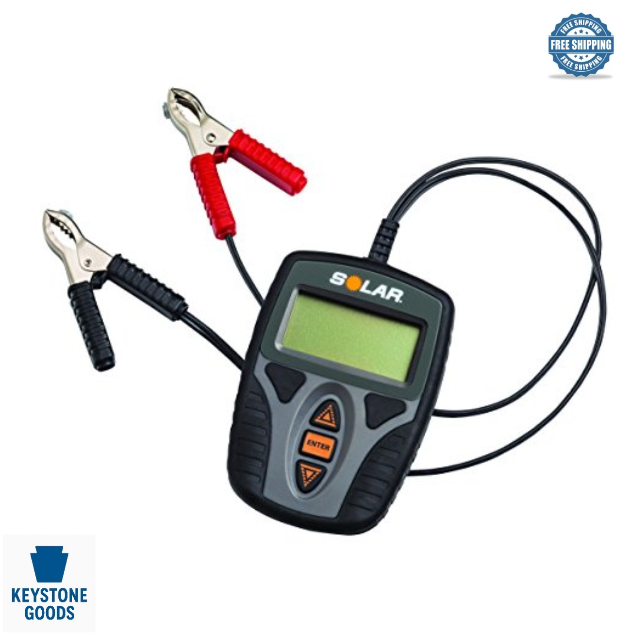 12V Digital Battery and System Tester 40-1200 CCA LCD Display Flooded AGM Gel