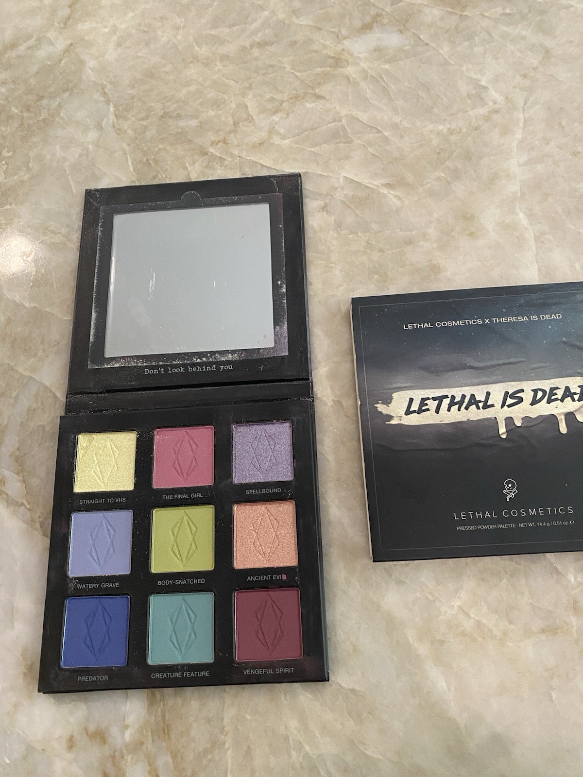 Lethal Cosmetics Velvet Dusk Pressed Powder Eyeshadow Palette NIB Lethal Cosmetics Velvet Dusk Pressed Powder Eyeshadow Palette NIB