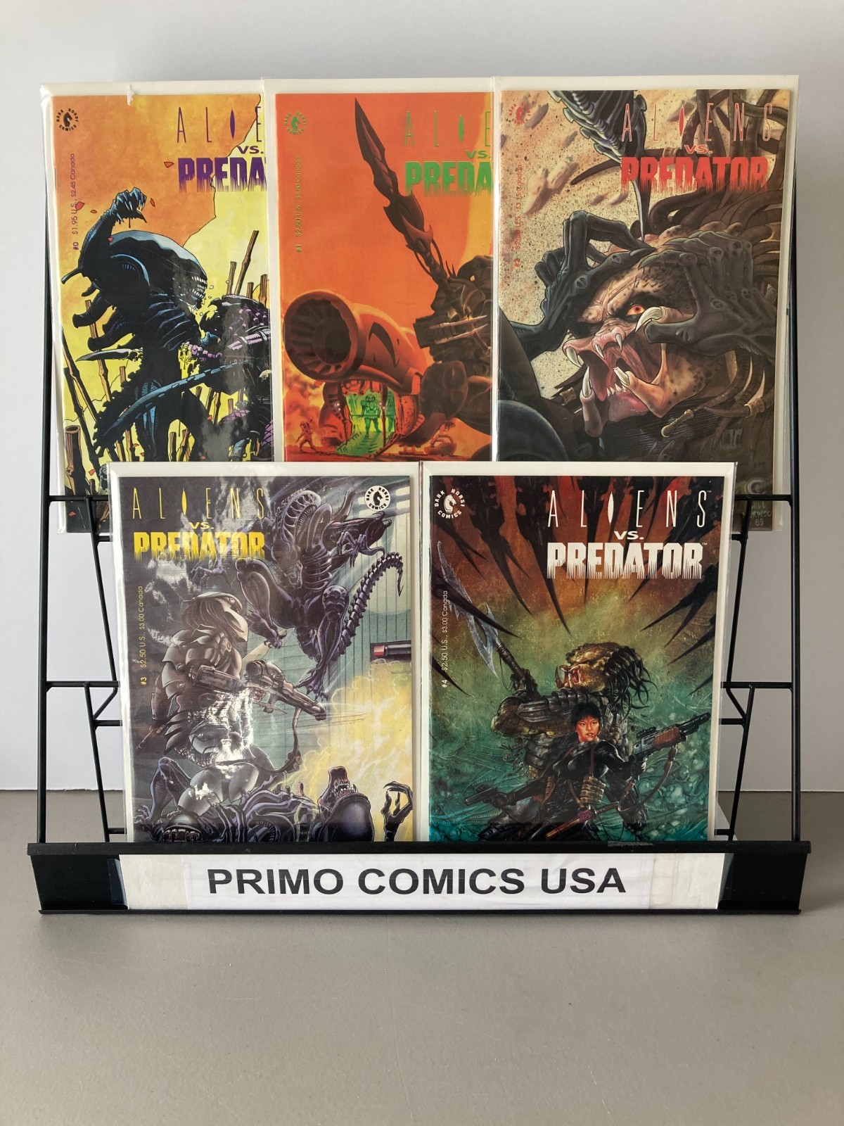PRIMO:  ALIENS vs. PREDATOR #0-4 set Dark Horse Comics