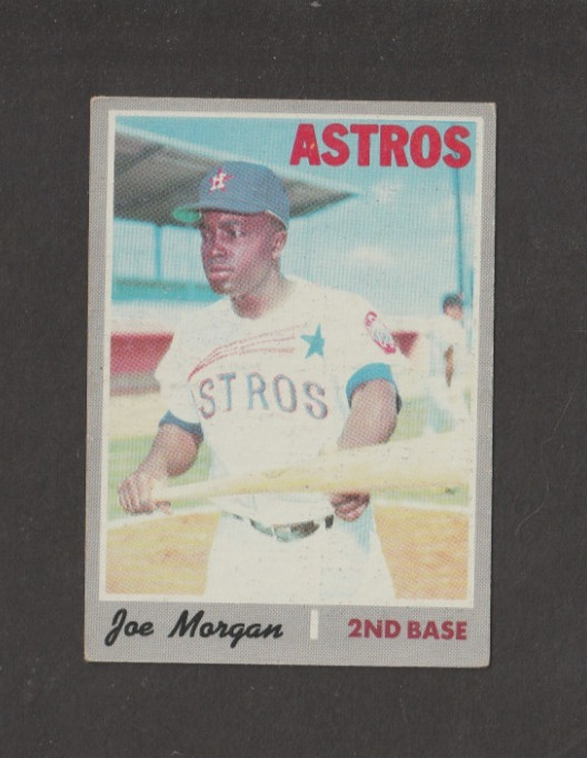 1970 Topps Baseball Joe Morgan #537 HOF 1970 Topps Baseball Joe Morgan #537 HOF