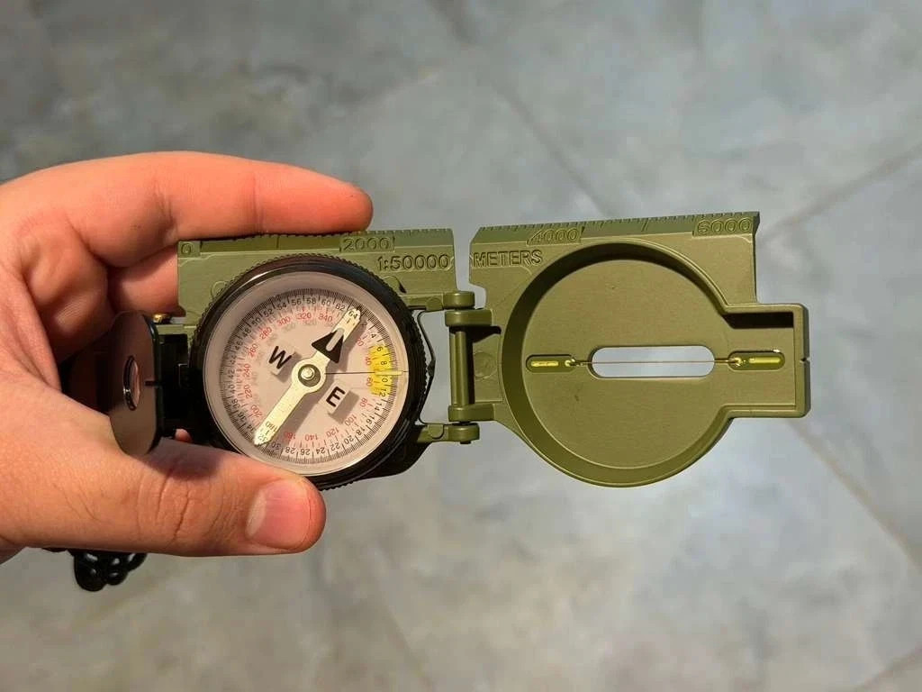 Cammenga 27 Military Phosphorescent Compass Green Aluminum Waterproof Hiking