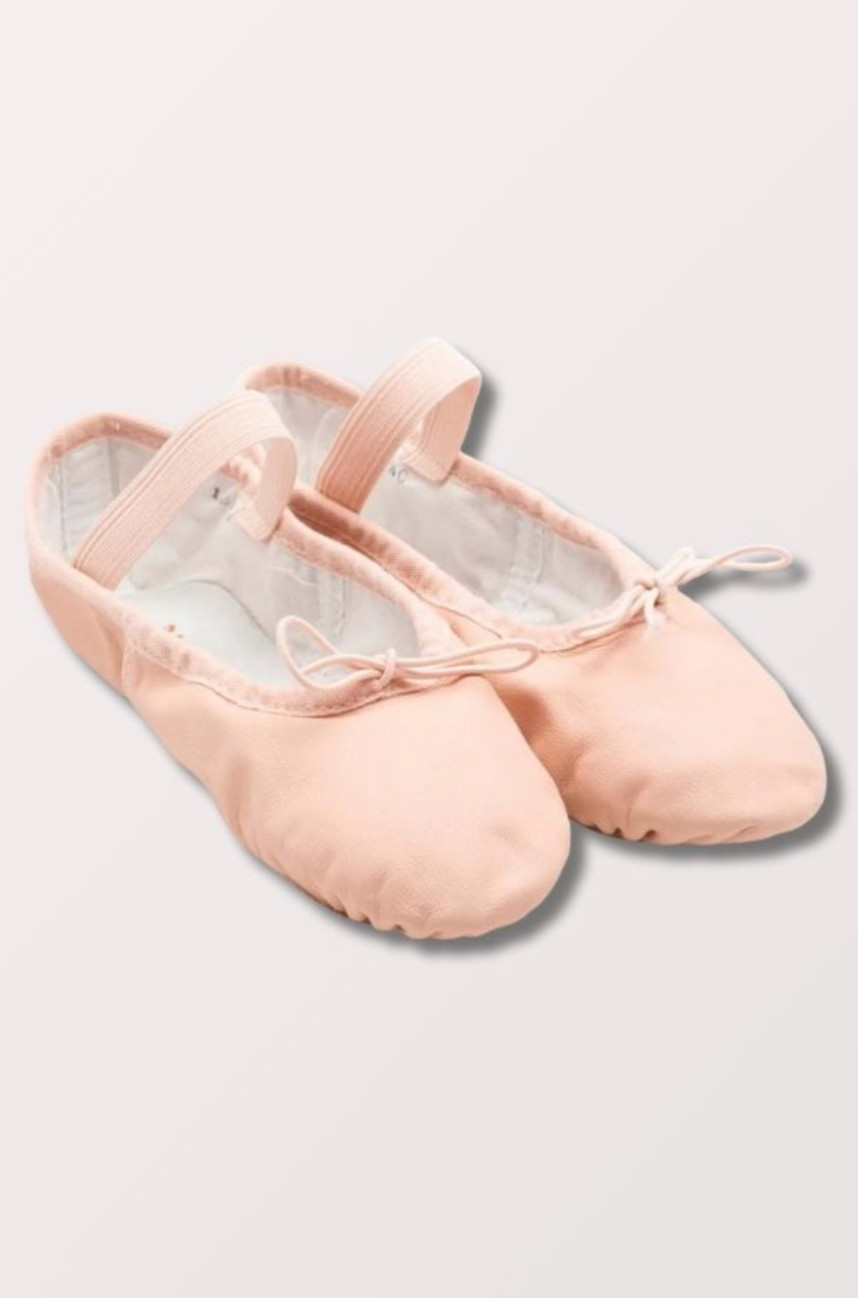 NEW Bloch Ladies Dansoft Leather Ballet Shoes in Pink (Multiple Sizes)