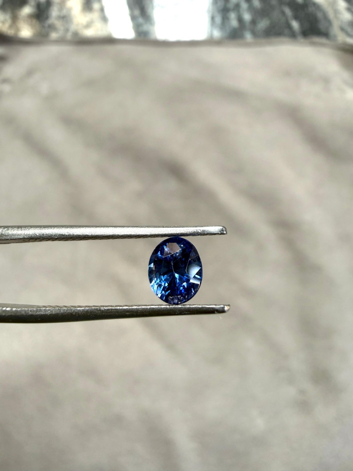 Natural Blue Sapphire Oval Cut 1.23 Ct Heated Gemstone 5.20x6.30mm for Ring