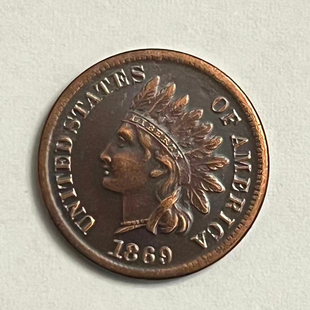 1869 Indian Head Cent, As Pictured 1869 Indian Head Cent, As Pictured