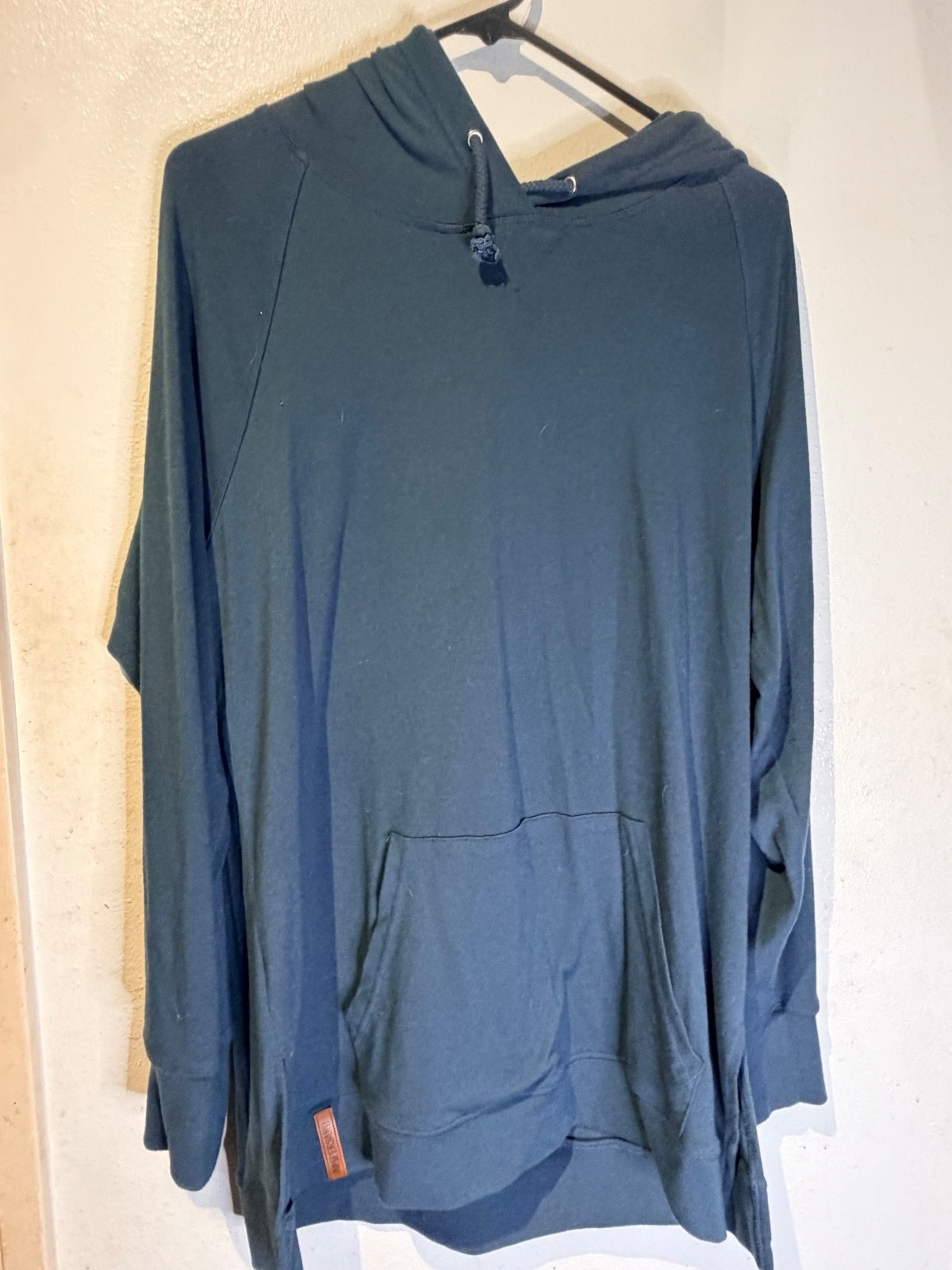 Ampersand Avenue Women\'s XL Blue Hoodie Sweatshirt with Front Pocket