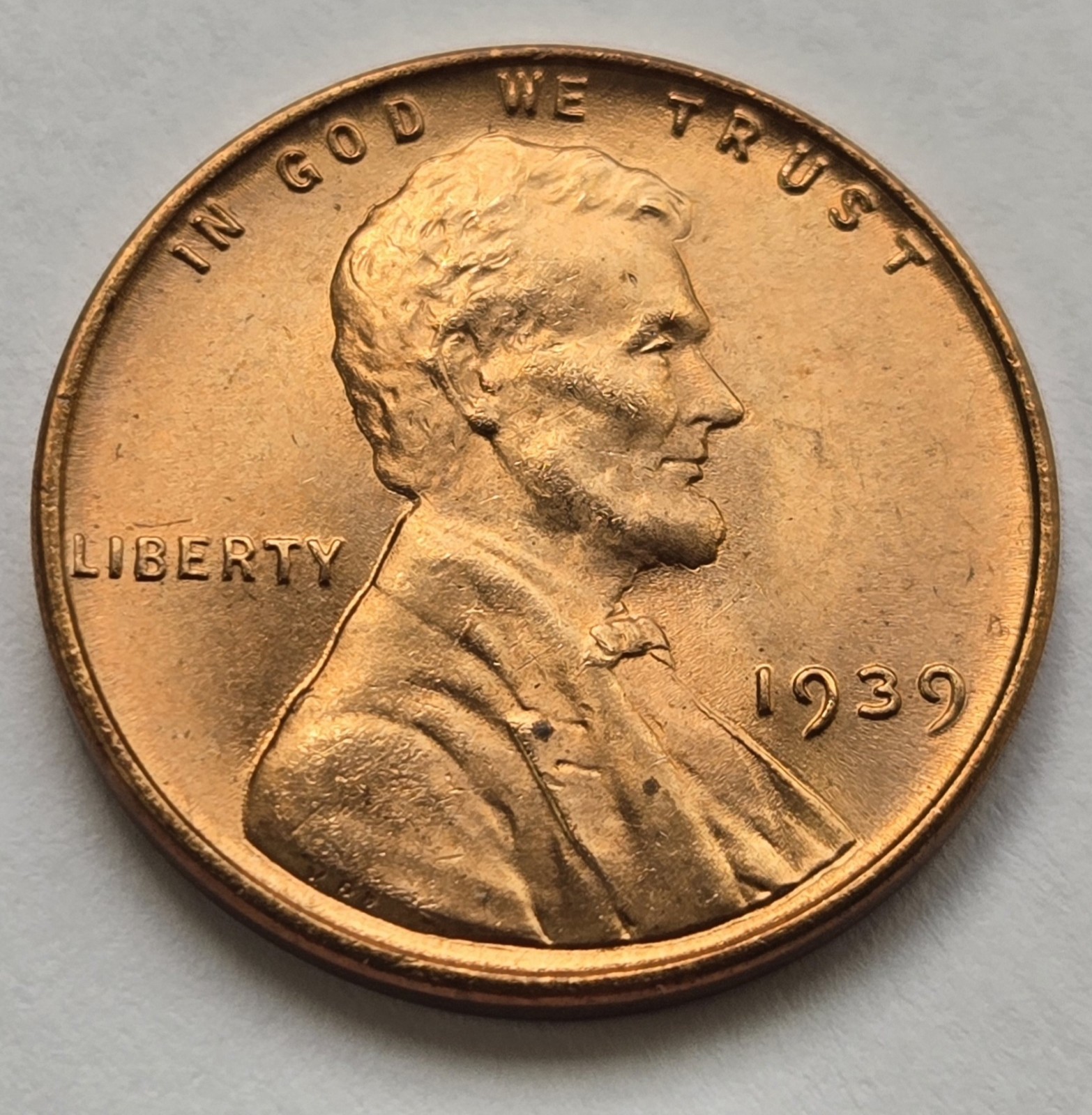 1939 Lincoln Wheat Cent 1c - 