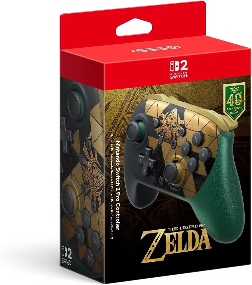“PRE SALE” Nintendo Switch 2 Pro Controller  The Legend of Zelda 40th Anniversar