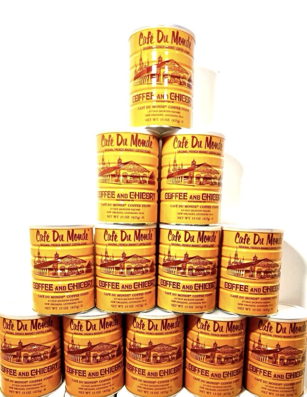 Cafe Du Monde Coffee & Chicory Ground Coffee 15 oz ( Pack of 12 )~09/09/2028