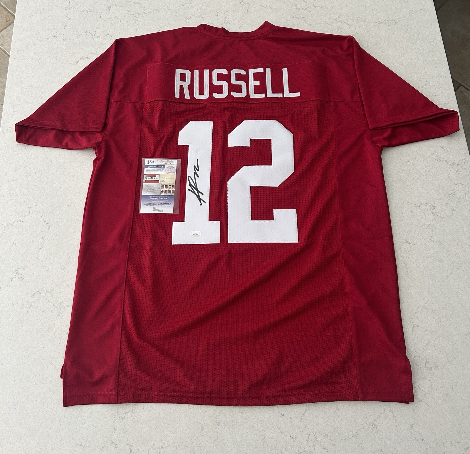 Keelon Russell Autographed Signed Jersey Custom JSA Cert Alabama Crimson Tide Keelon Russell Autographed Signed Jersey Custom JSA Cert Alabama Crimson Tide