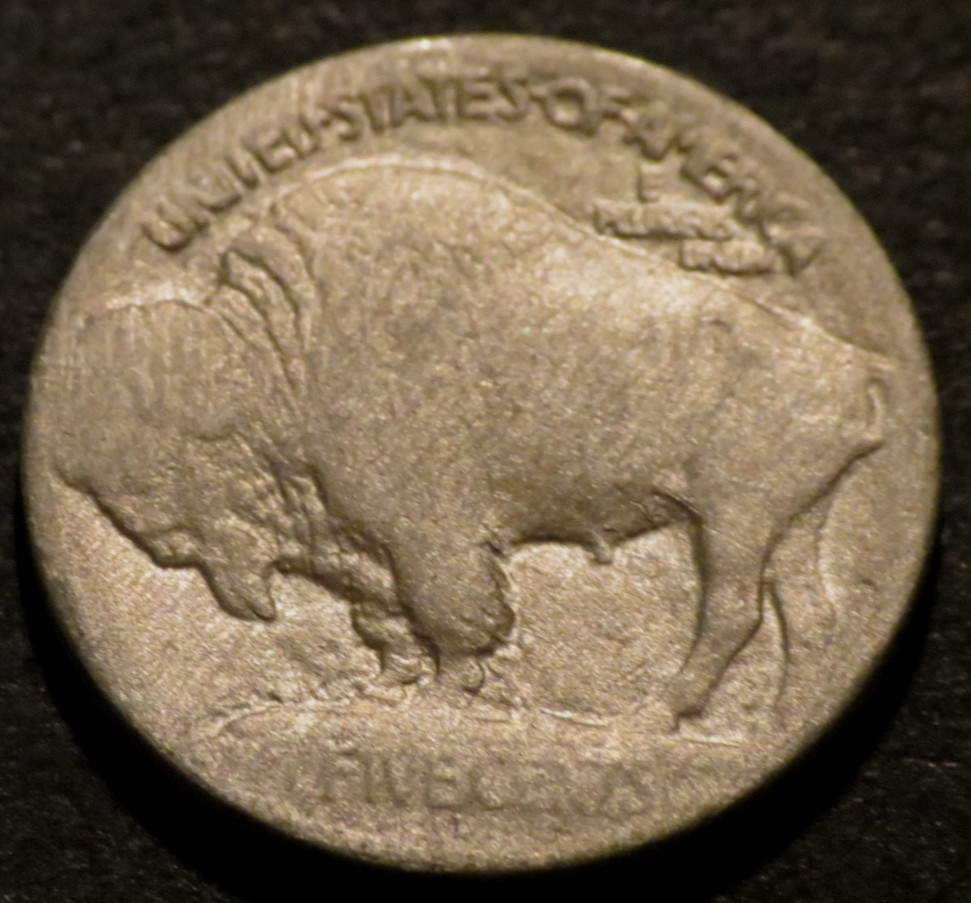1913 D Type 1 T1 Buffalo Nickel Semi-Key Date Holo-Restored Five 5c Coin D954