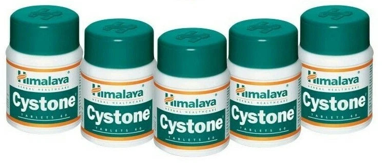 5 pack X Himalaya Herbal Cystone 60 Tabs 