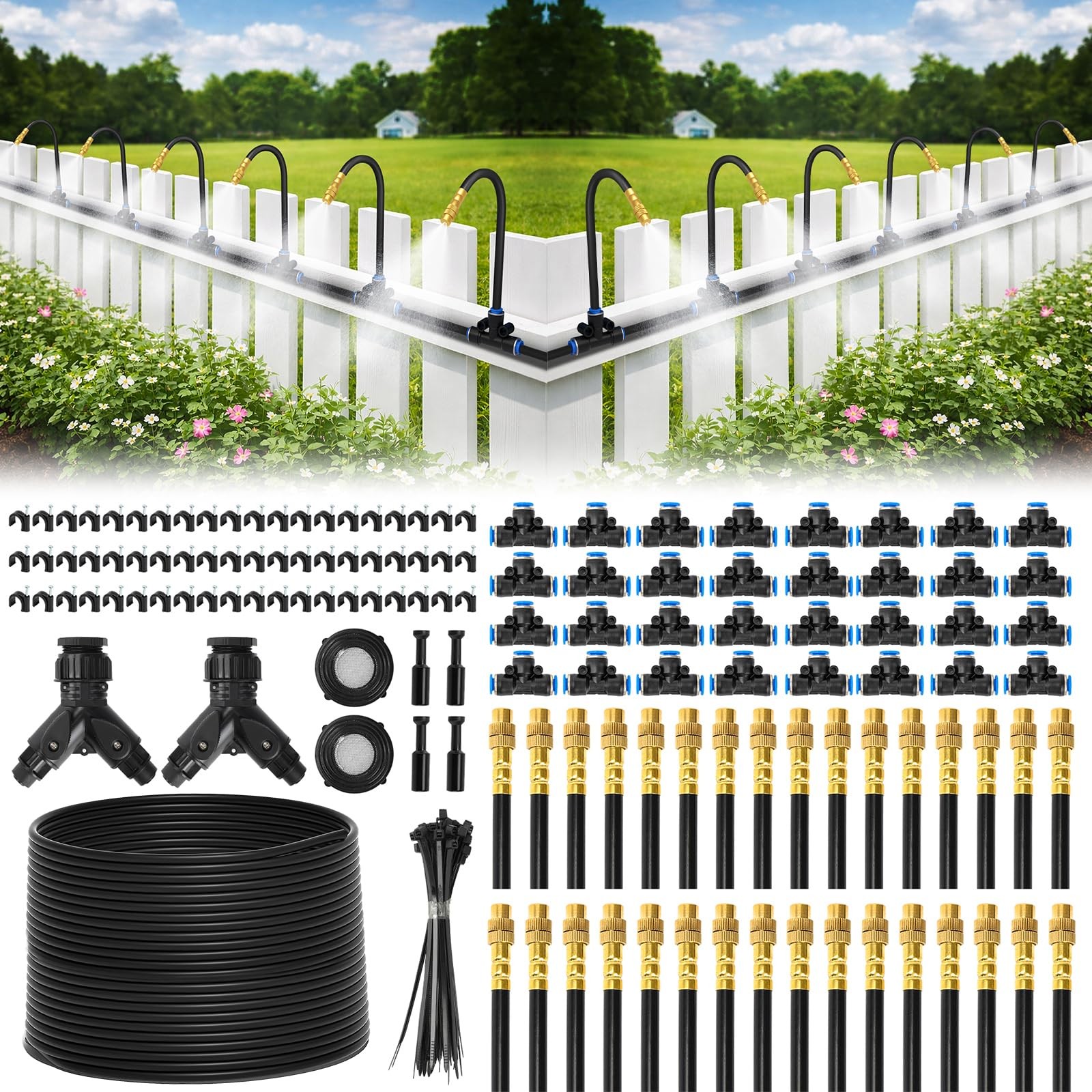 Drip Irrigation System 200FT 1/4\