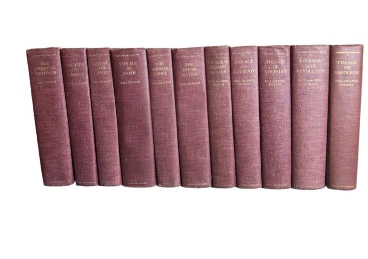 Vintage The Story of Civilization Complete 11 Volume Set HC Will & Ariel Durant Vintage The Story of Civilization Complete 11 Volume Set HC Will & Ariel Durant