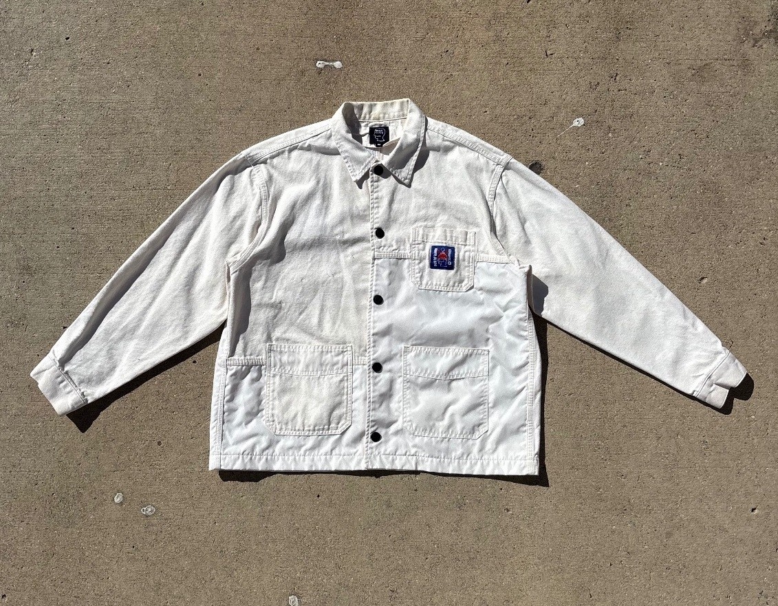 Brain Dead 2019 Paneled Chore Jacket M w/ Original Pins