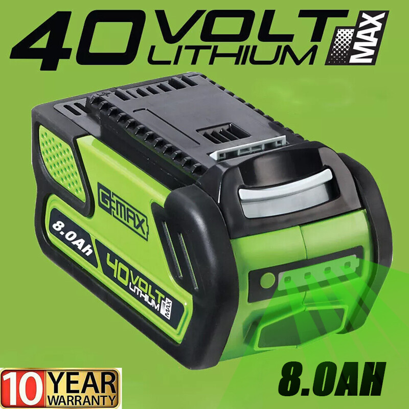 40V 8.0Ah For Greenworks G-MAX Lithium Battery 29472 29462 29252 20202 40 Volt