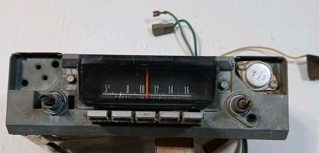 original 1966-67 Dodge Charger Coronet AM radio model # 232 original 1966-67 Dodge Charger Coronet AM radio model # 232