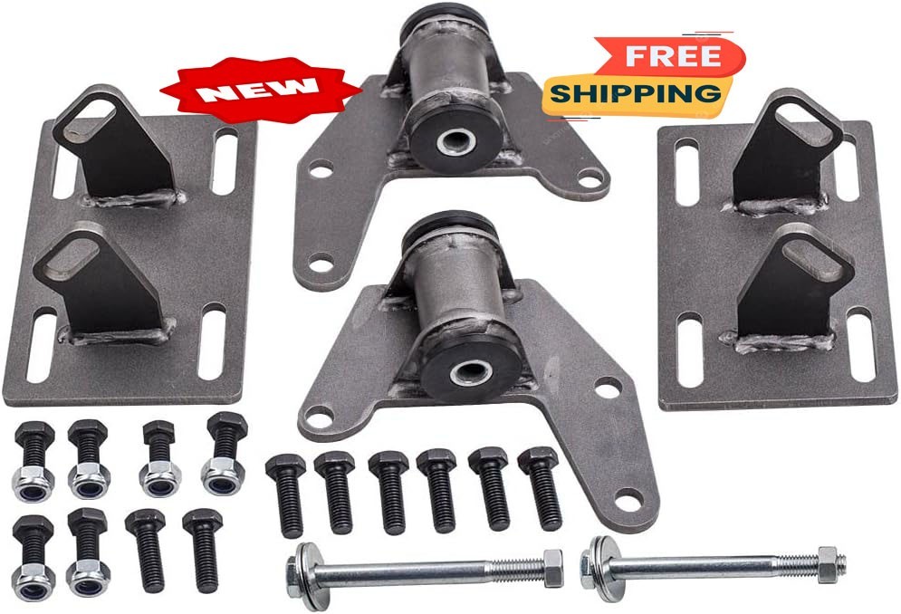 Kit adaptador de montaje de motor LS con herrajes para carrocería G (1973-1988)
