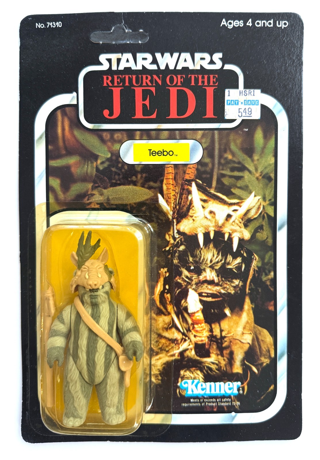 Teebo MOC - 1983 ROTJ Star Wars - Vintage Kenner MOC Figure Teebo MOC - 1983 ROTJ Star Wars - Vintage Kenner MOC Figure