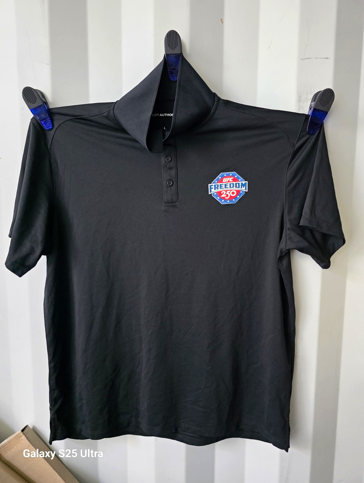 RARE UFC Freedom 250 Security Staff Polo Shirt L Unworn NOT FOR PUBLIC RETAIL RARE UFC Freedom 250 Security Staff Polo Shirt L Unworn NOT FOR PUBLIC RETAIL