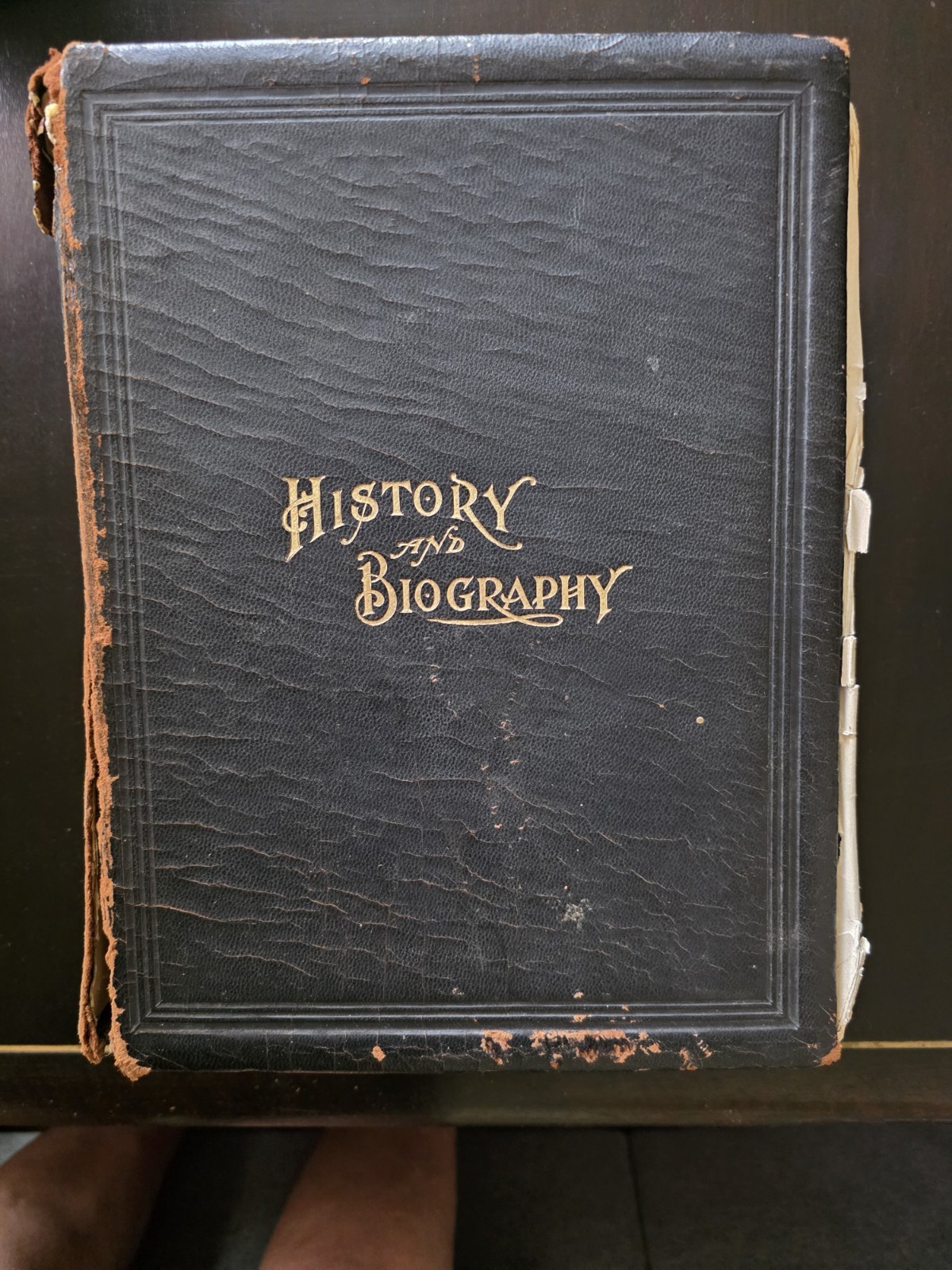 Antique Book Tome Sacramento Valley California History & Biography Book 1906
