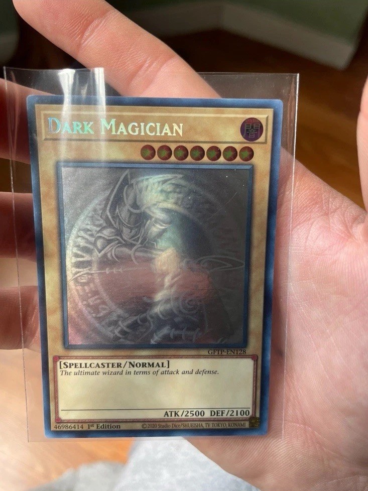 Dark Magician (Ghost Rare) GFTP-EN128 Ghosts from the Past 1st Edition