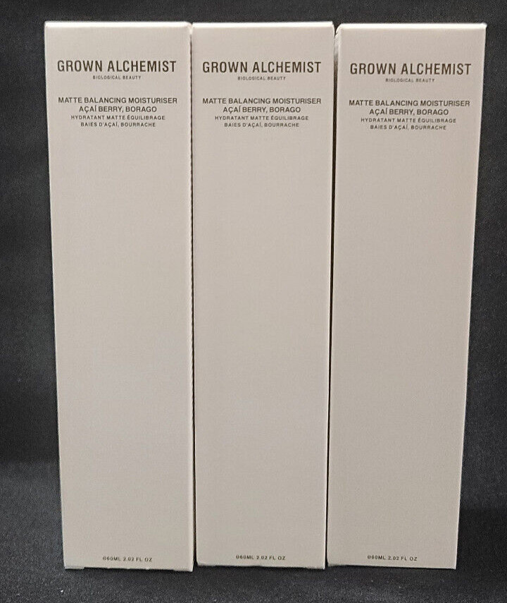 ❤Best $ Lot 3x❤ Grown Alchemist Matte Balancing Moisturizer Acai Borago 2.02oz❤ ❤Best $ Lot 3x❤ Grown Alchemist Matte Balancing Moisturizer Acai Borago 2.02oz❤